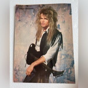 Whitesnake’s Adrian Vandenberg pinup